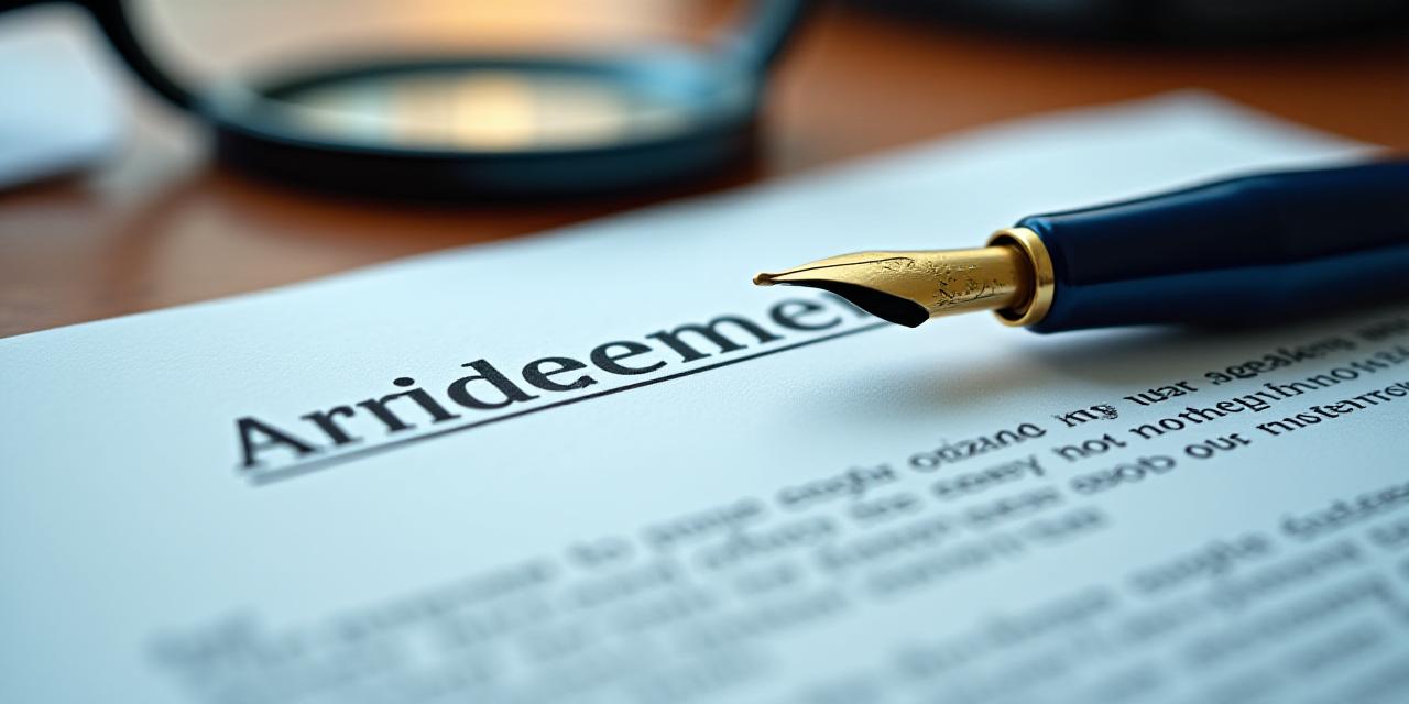 Abogado analizando minuciosamente un contrato corporativo con lupa